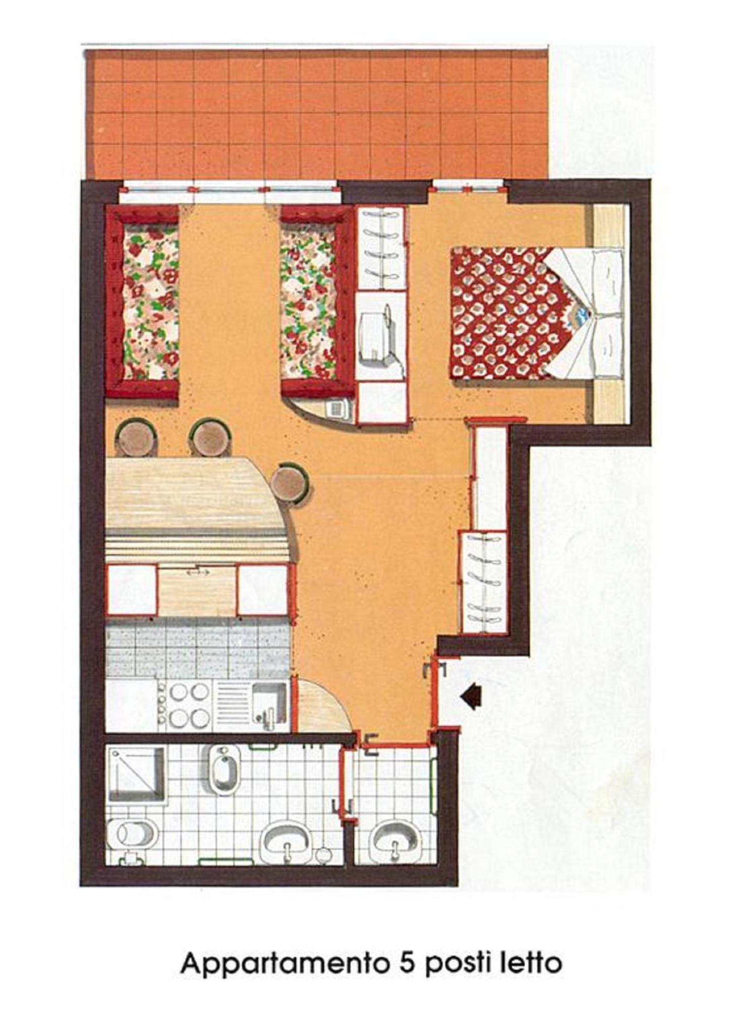 Residence Orsa Maggiore Madonna di Campiglio Ruang foto